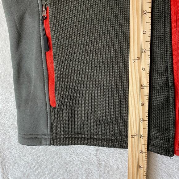 NFL Cleveland Browns Full Zip Jacket Men Size M Brown Mixed Media Mock Neck NWT - Picture 12 of 15